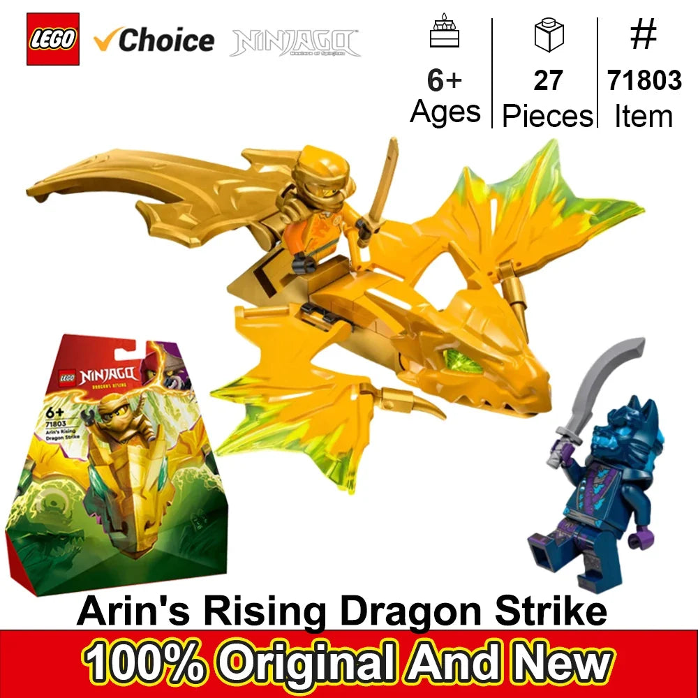 LEGO 71803 NINJAGO Arin's Rising Dragon Strike Toy, Ninja Action
