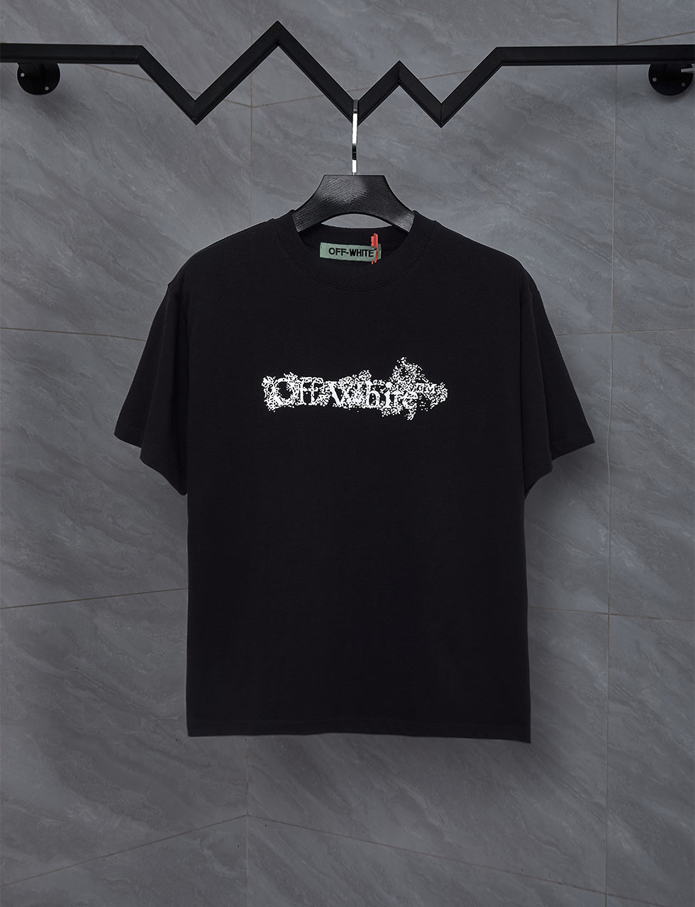 OFF-WHITE™ Graffiti Logo Print Short-Sleeve T-Shirt