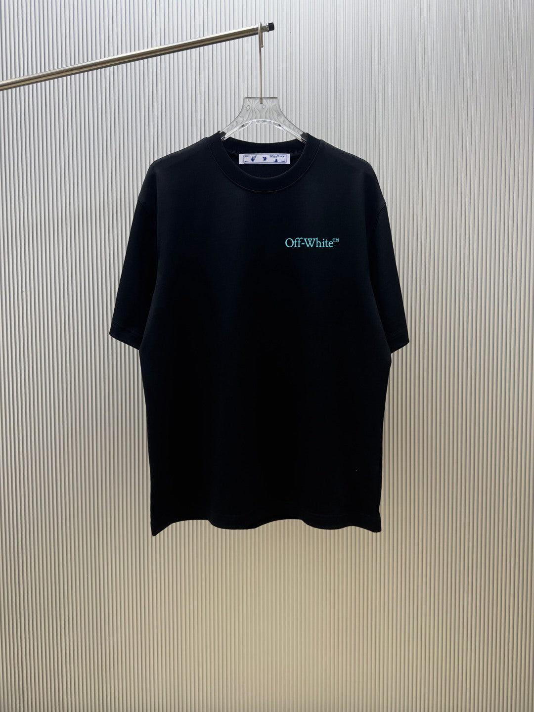 Off-White Diagonal Arrow Embroidered Heavyweight Crewneck T-Shirt