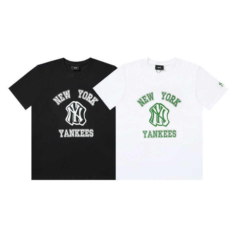 MLB New York Yankees Embroidered Logo Pure Cotton T-Shirt