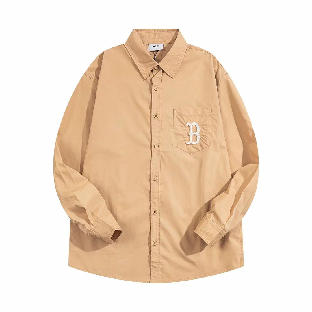 MLB Monogram Embroidered Woven Shirt