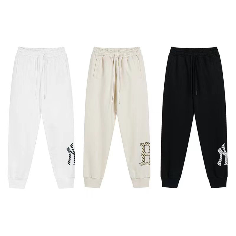 MLB New York Yankees Monogram Embroidered Jogger Pants