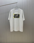 Off-White Arrow Cat Graphic Print Heavyweight Crewneck T-Shirt – White