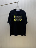 Off-White Arrow Cat Graphic Print Heavyweight Crewneck T-Shirt