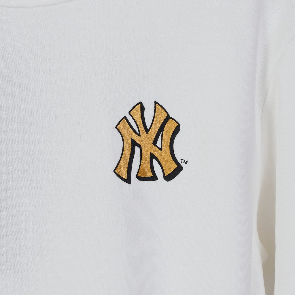 MLB New York Yankees Graphic Print Embroidered Crewneck Sweatshirt