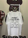 Off-White x Supreme Diagonal Arrow Graphic Crewneck T-Shirt