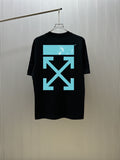 Off-White Diagonal Arrow Embroidered Heavyweight Crewneck T-Shirt