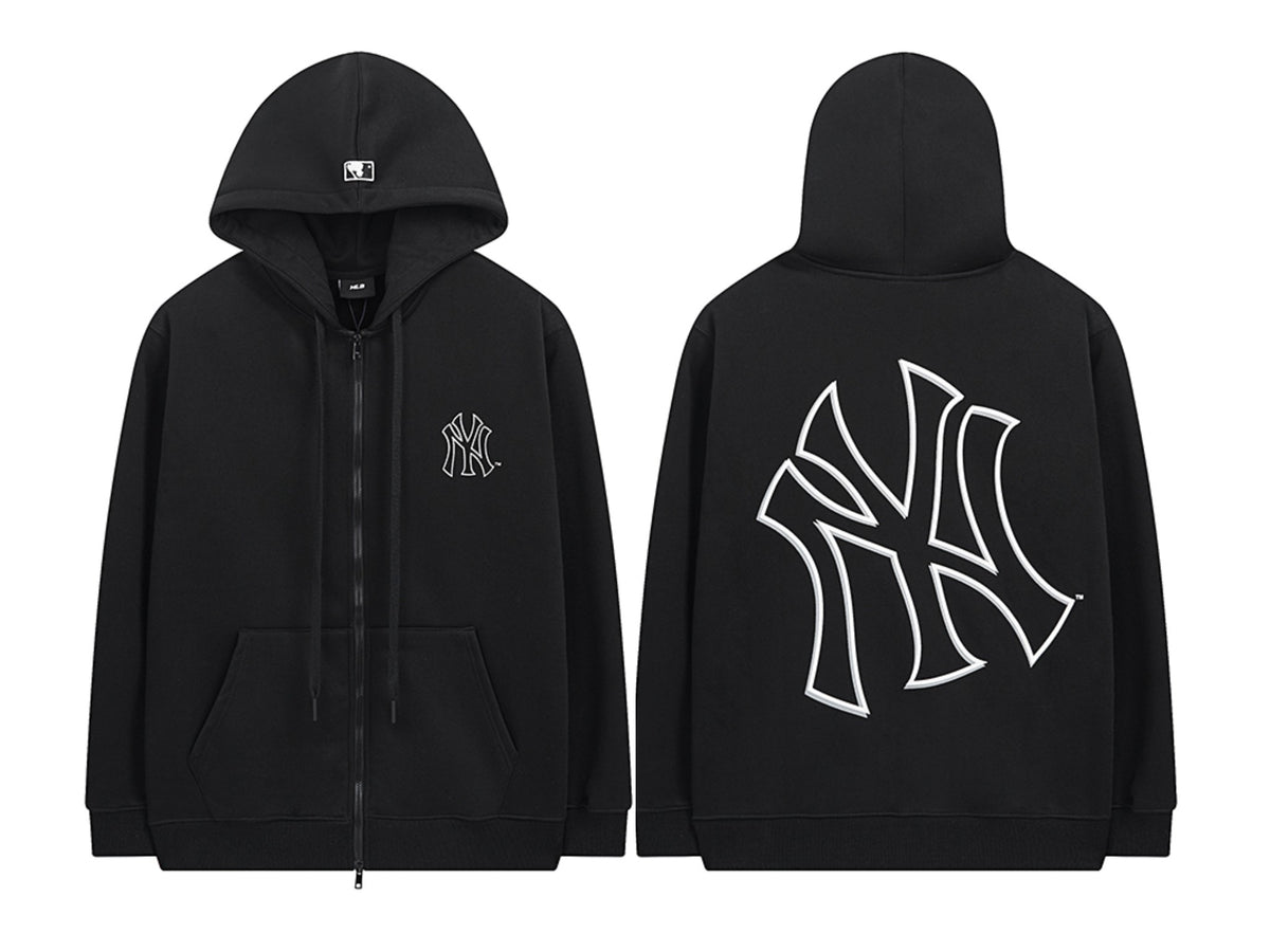 MLB Unisex Classic Oversized Logo Fleece-Lined Zip-Up Hoodie — AW26 Collection