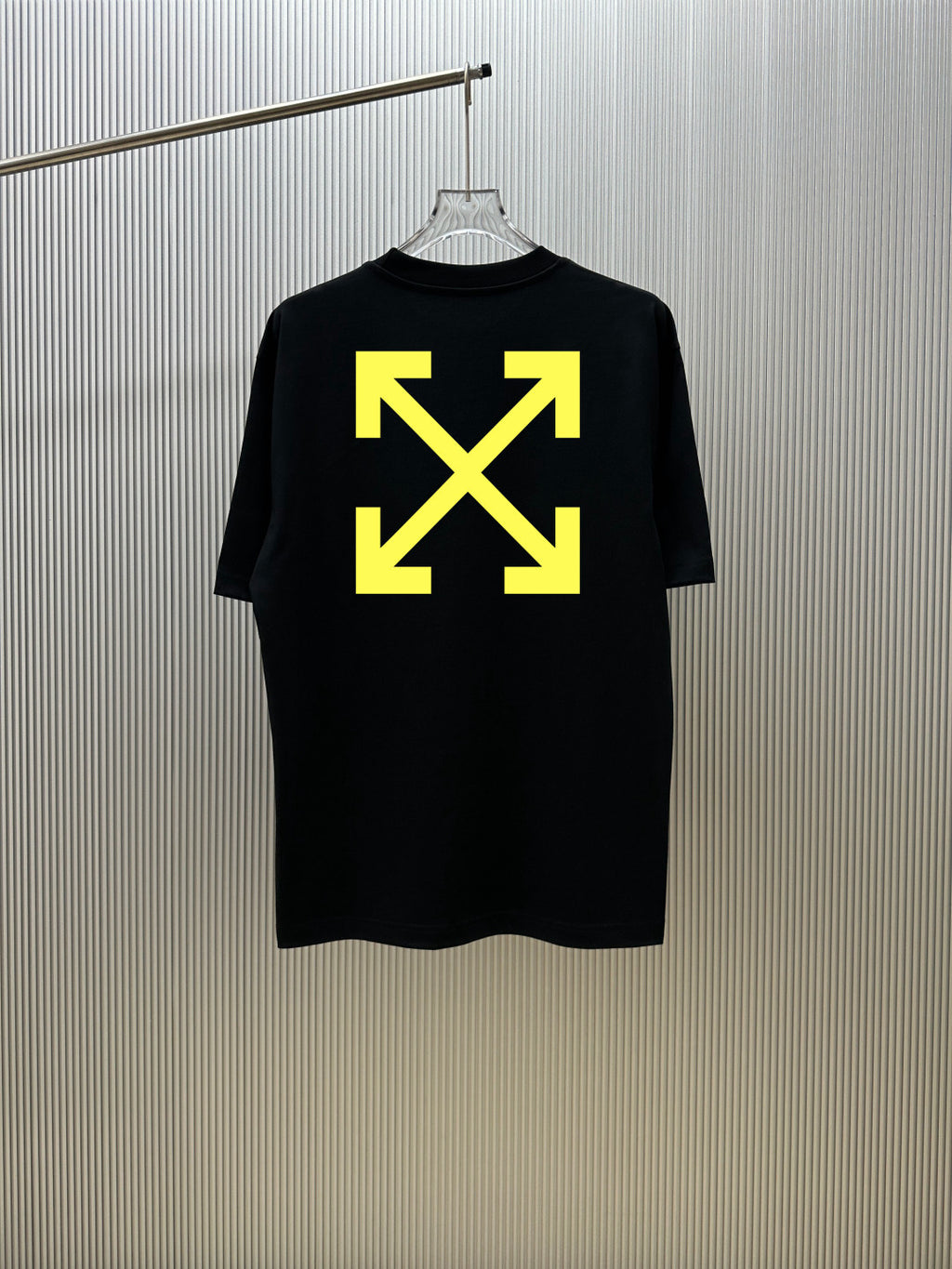 Off-White Arrow Cat Graphic Print Heavyweight Crewneck T-Shirt