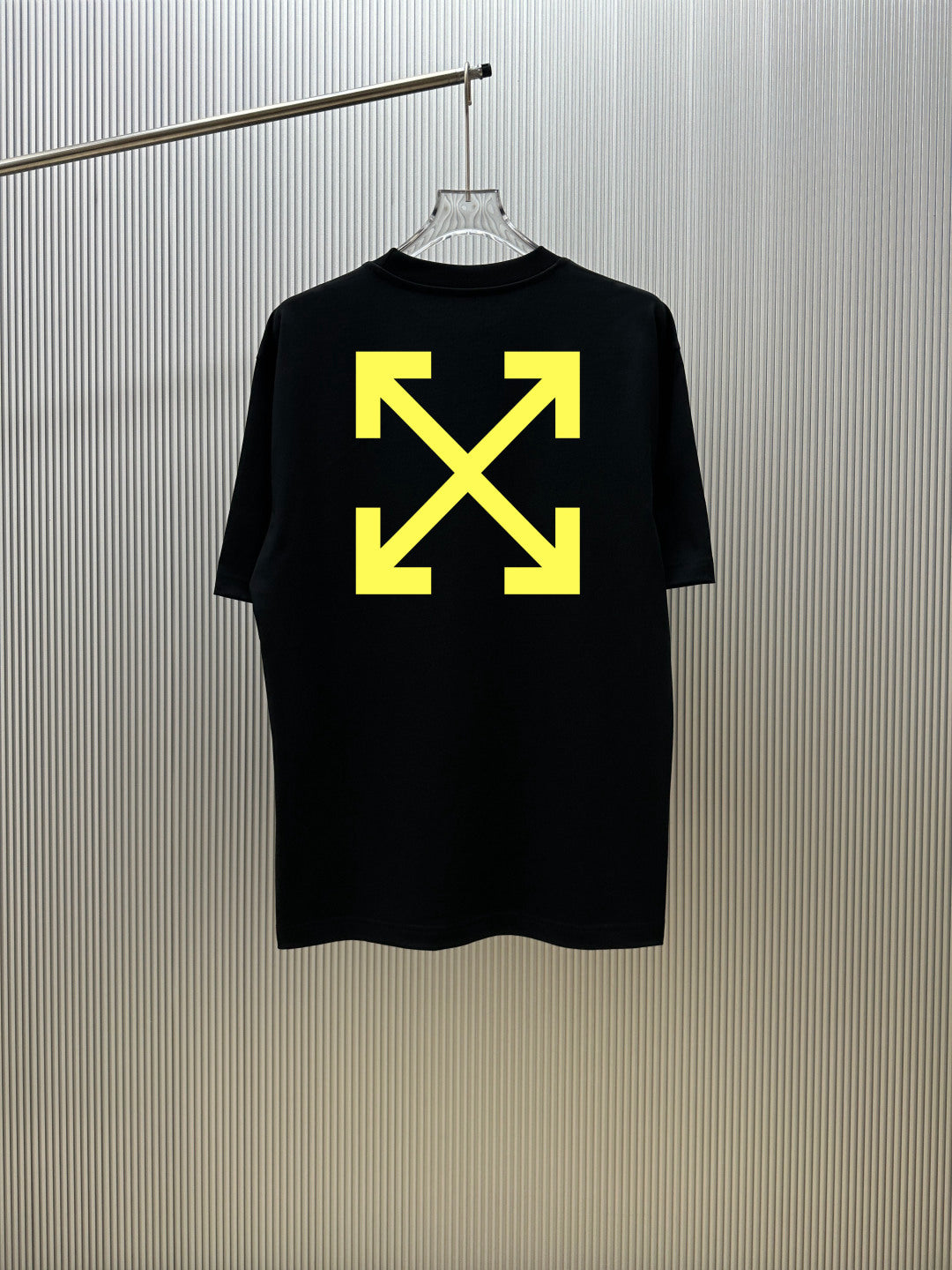 Off-White Arrow Cat Graphic Print Heavyweight Crewneck T-Shirt
