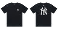 MLB Korea Monogram Fill Team Logo Crew Neck Short‑Sleeve T‑Shirt`