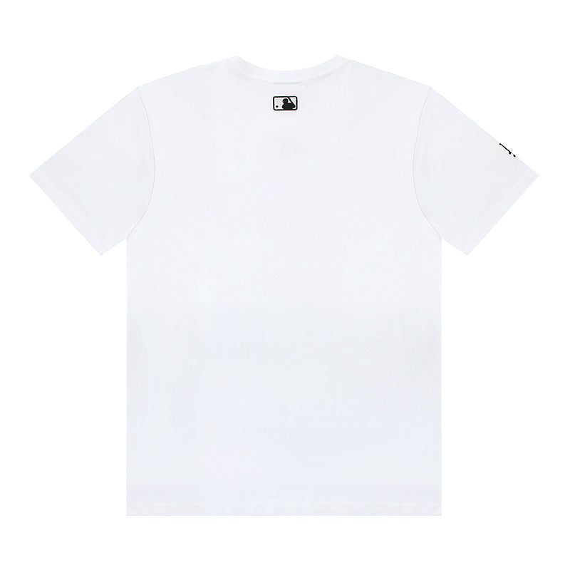 MLB LA Dodgers Twisted Embroidered Print Pure Cotton T-Shirt