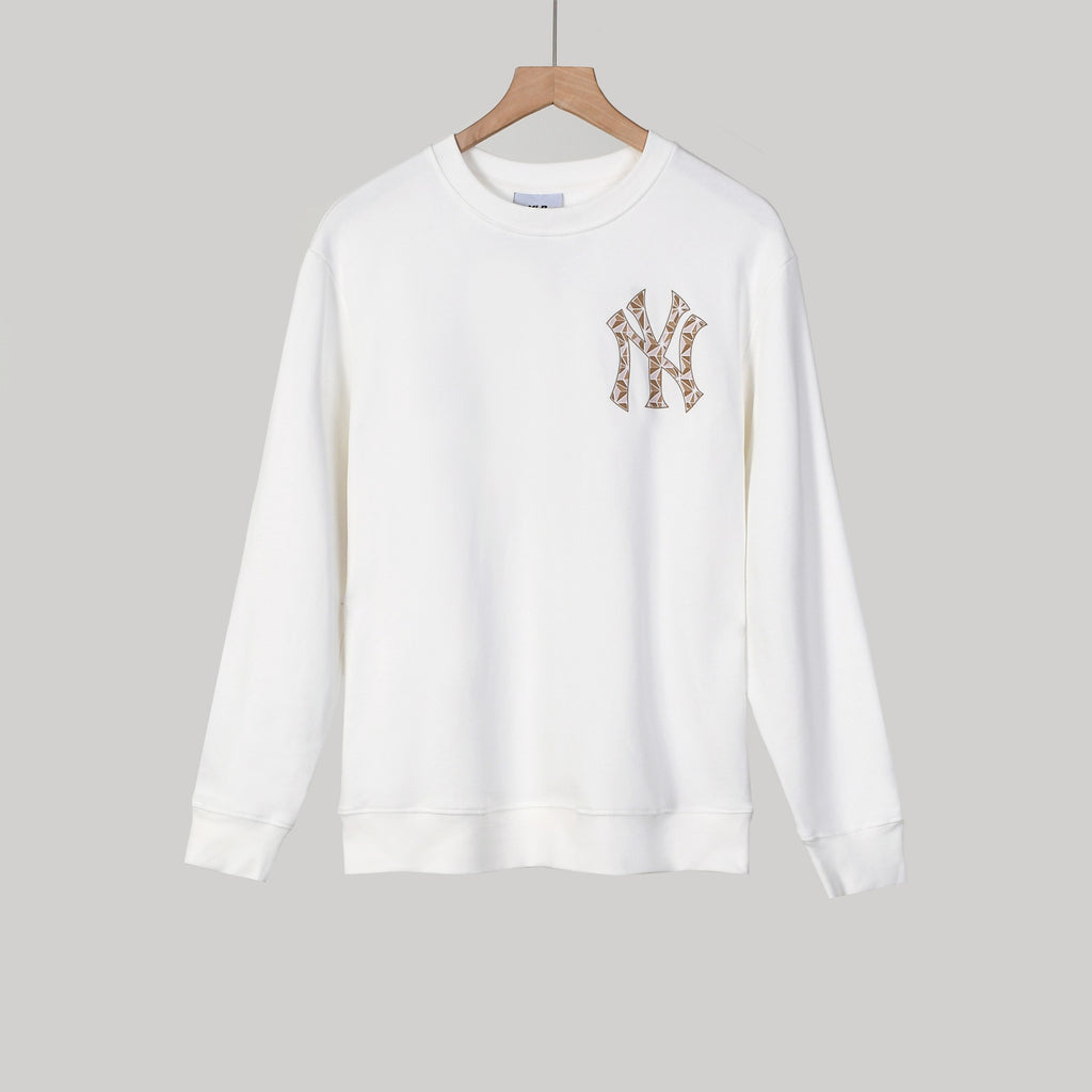 MLB New York Yankees Mega Logo Embroidered Crewneck Sweatshirt