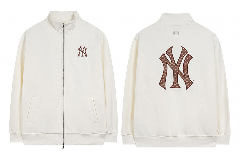 MLB Monogram Fleece Zip-Up Jacket