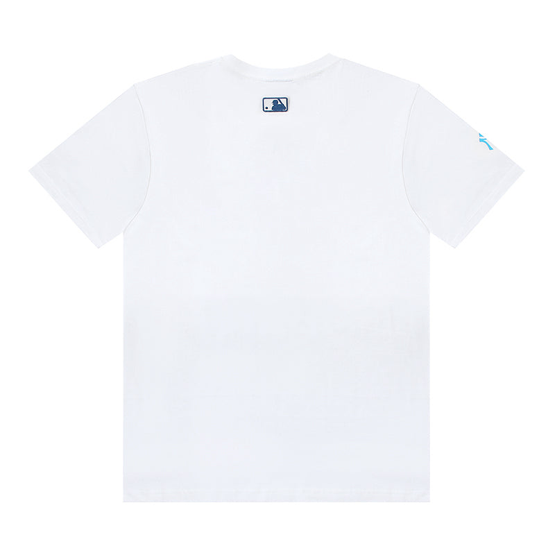 NY&MLB Embroidered Marque Print Pure Cotton T-Shirt
