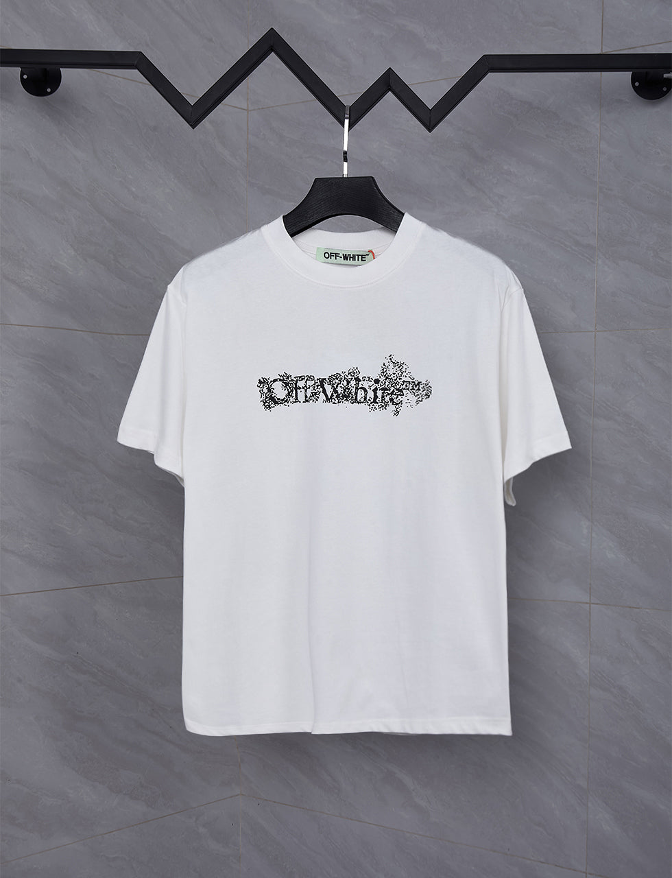 OFF-WHITE™ Graffiti Logo Print Short-Sleeve T-Shirt