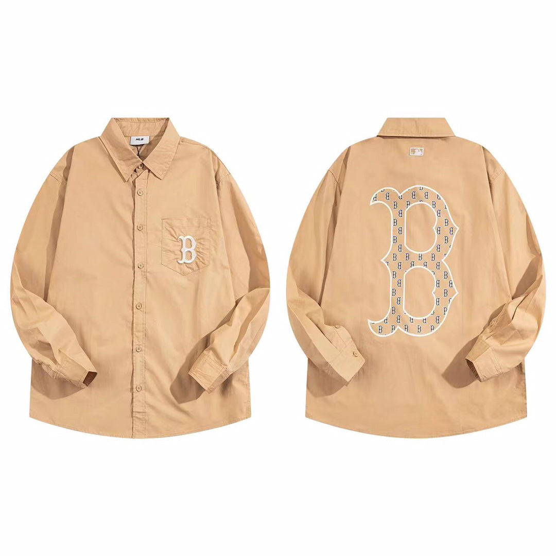MLB Monogram Embroidered Woven Shirt