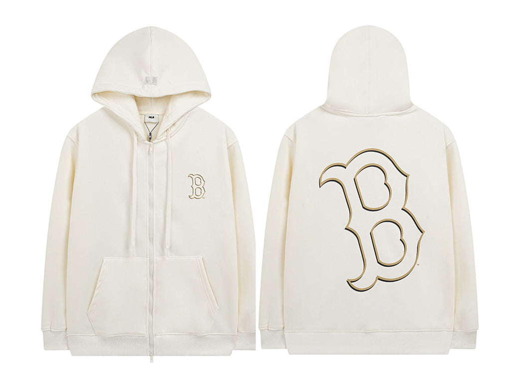 MLB Unisex Classic Oversized Logo Fleece-Lined Zip-Up Hoodie — AW26 Collection