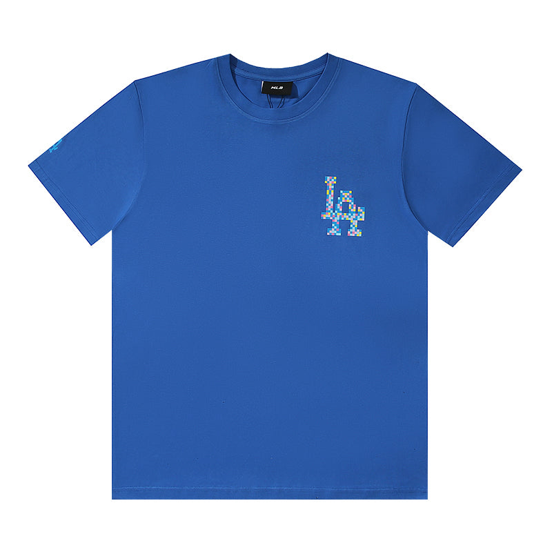 NY&MLB Embroidered Marque Print Pure Cotton T-Shirt
