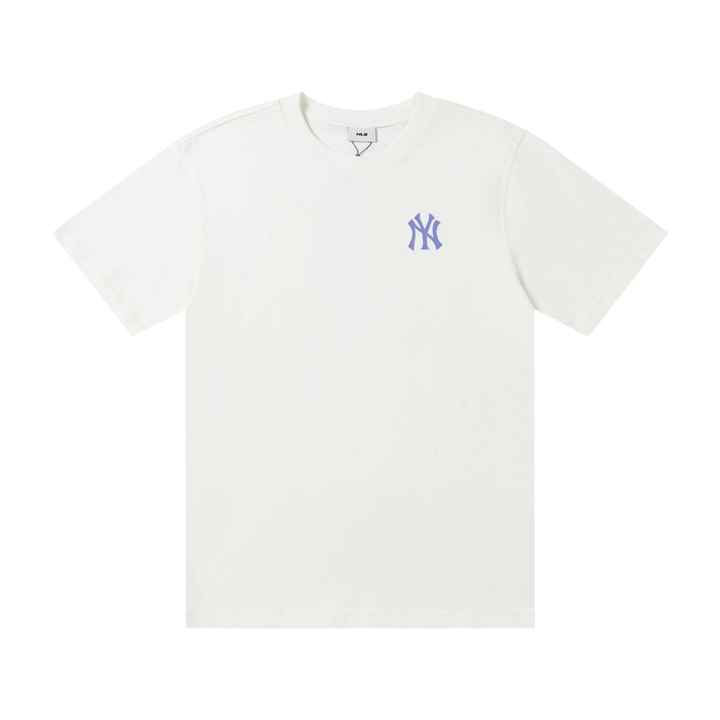 MLB Korea Graffiti Art Team Logo Crew Neck Short‑Sleeve T‑Shirt`