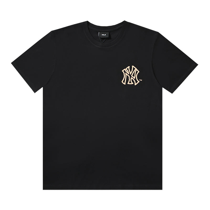 MLB Graffiti Art Print Embroidered Pure Cotton T-Shirt – Unisex Relaxed Fit Crew Neck Short Sleeve