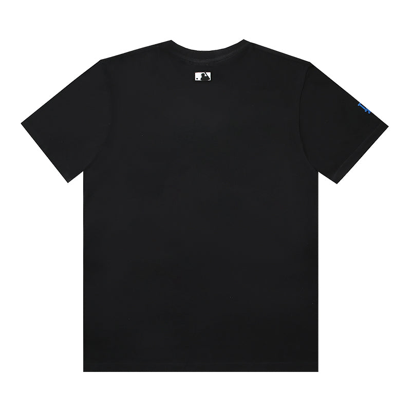 MLB LA Dodgers Twisted Embroidered Print Pure Cotton T-Shirt