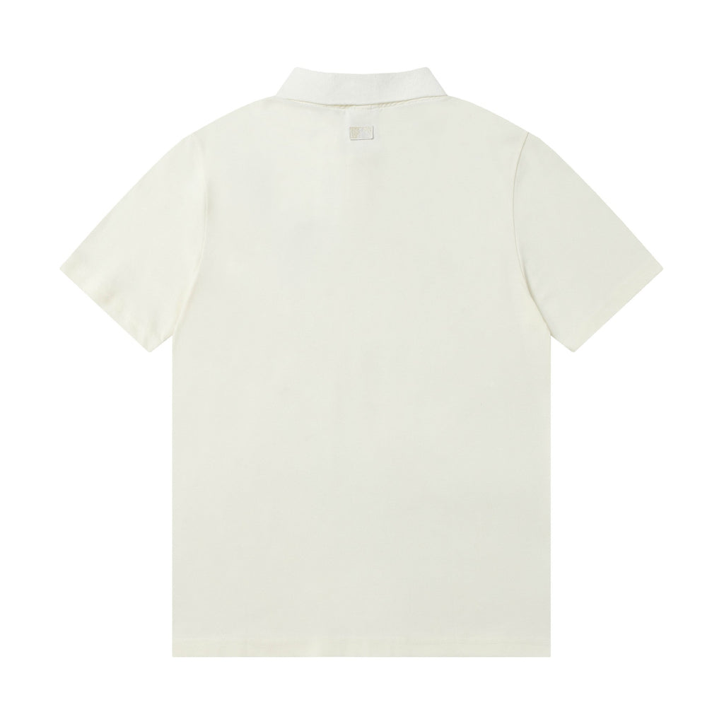 MLB Korea Unisex NY Logo Short‑Sleeve Polo Shirt`