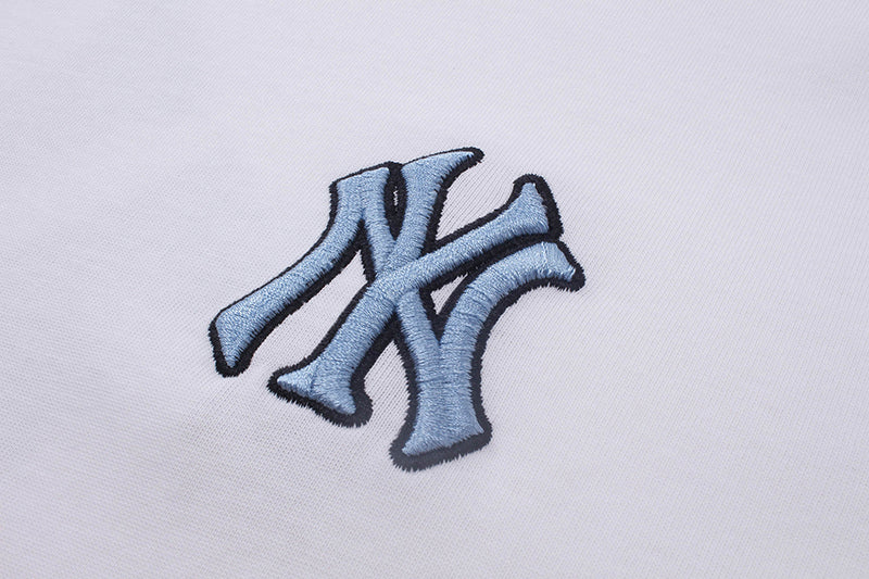 MLB Korea Monogram Fill Team Logo Crew Neck Short‑Sleeve T‑Shirt`