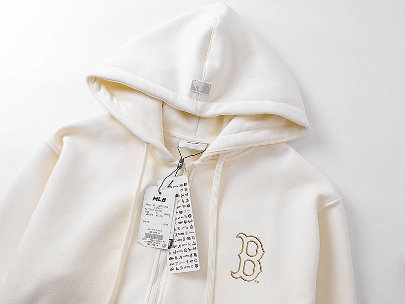 MLB Unisex Classic Oversized Logo Fleece-Lined Zip-Up Hoodie — AW26 Collection