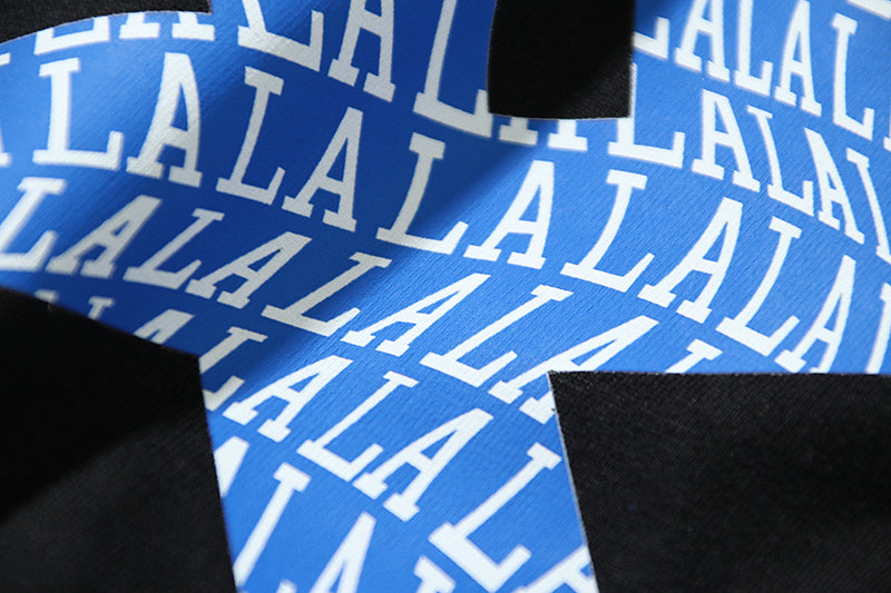 MLB LA Dodgers Twisted Embroidered Print Pure Cotton T-Shirt