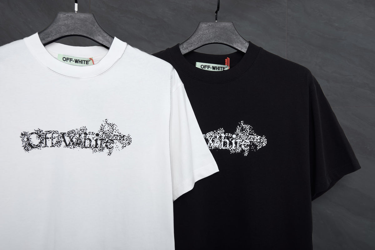 OFF-WHITE™ Graffiti Logo Print Short-Sleeve T-Shirt