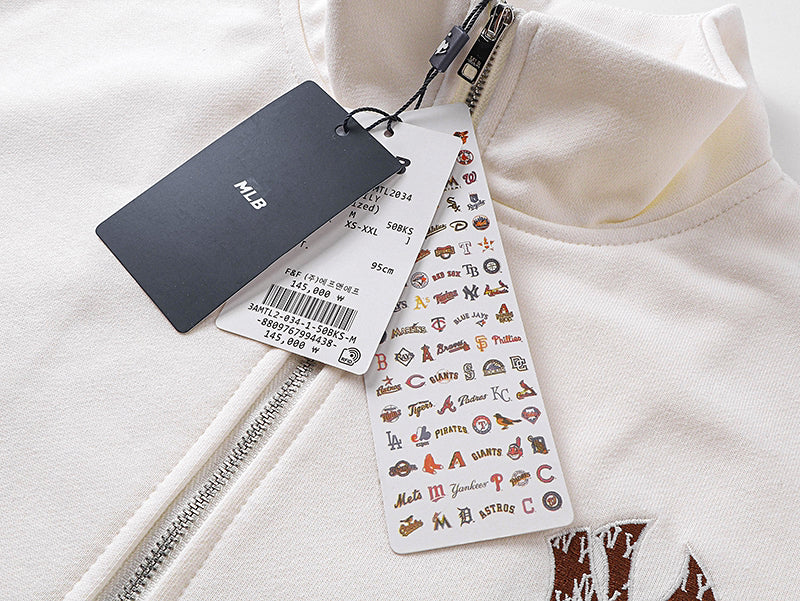 MLB Monogram Fleece Zip-Up Jacket
