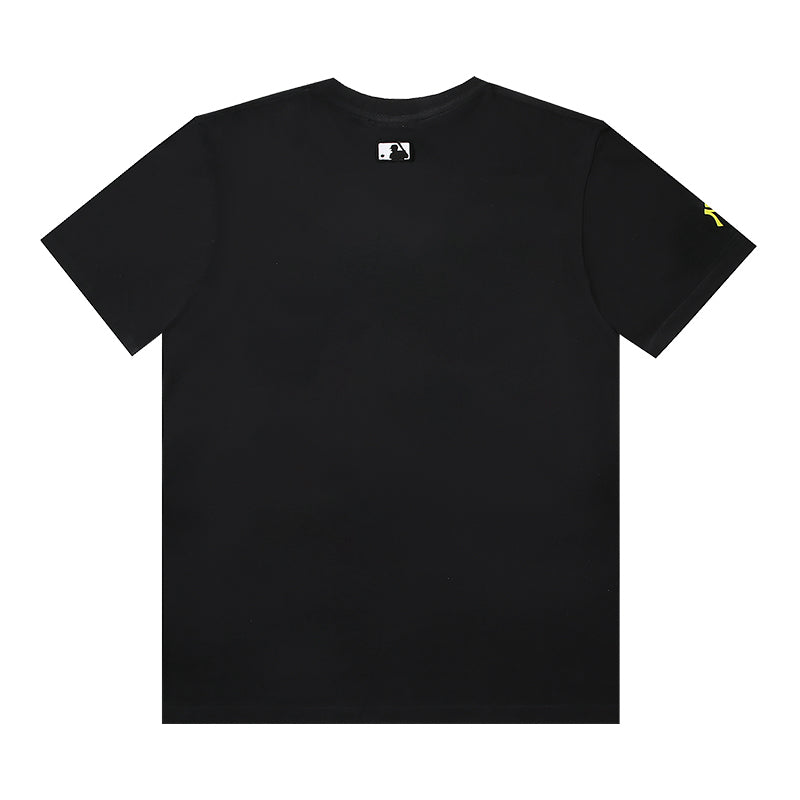 NY&MLB Embroidered Marque Print Pure Cotton T-Shirt