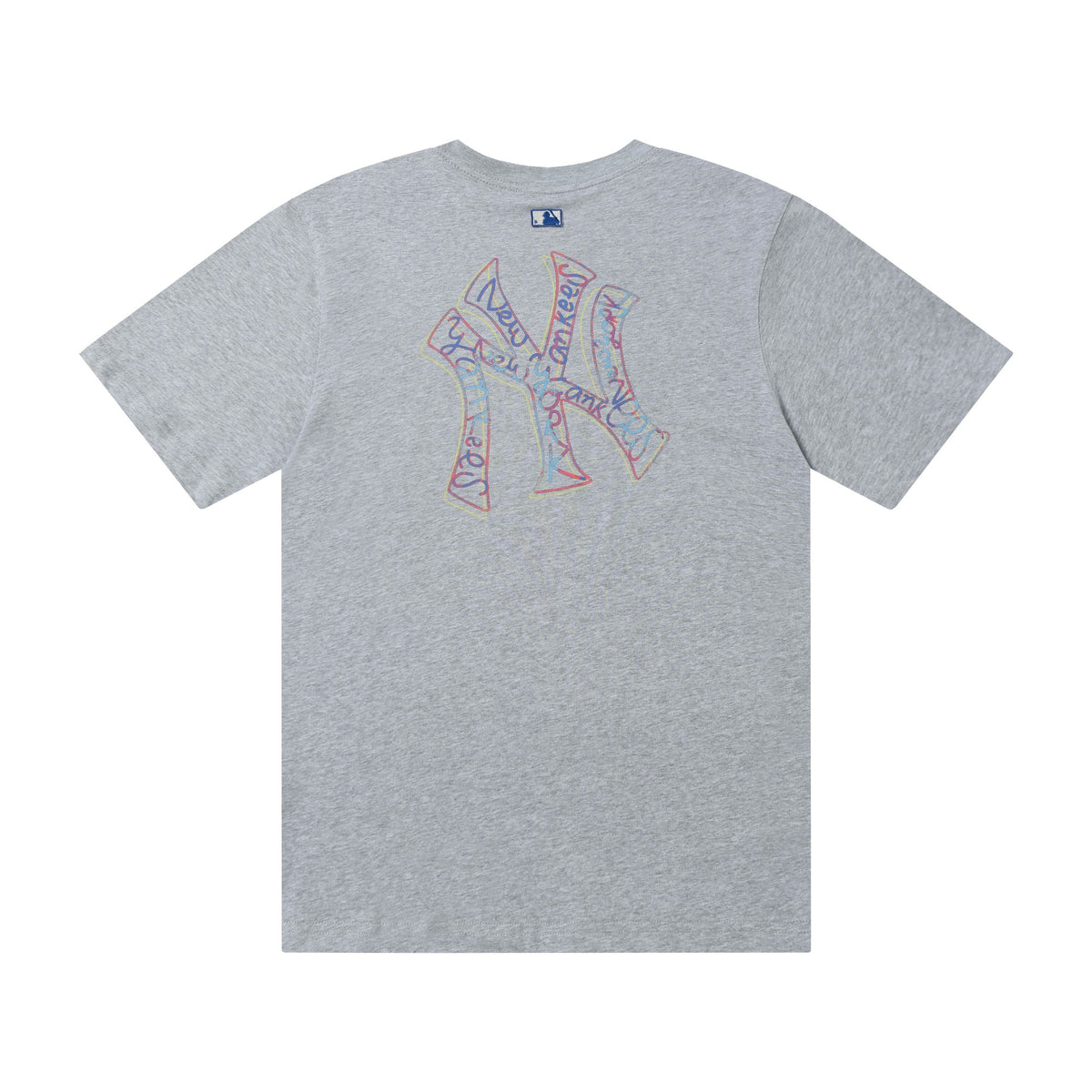 MLB Korea Graffiti Art Team Logo Crew Neck Short‑Sleeve T‑Shirt`