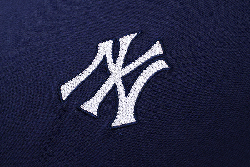 MLB Korea Unisex Monogram Fill Big Logo Crew Neck Short‑Sleeve T‑Shirt`