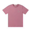 MLB Korea Unisex Denim Washed NY Logo Short‑Sleeve Crew Neck T‑Shirt`