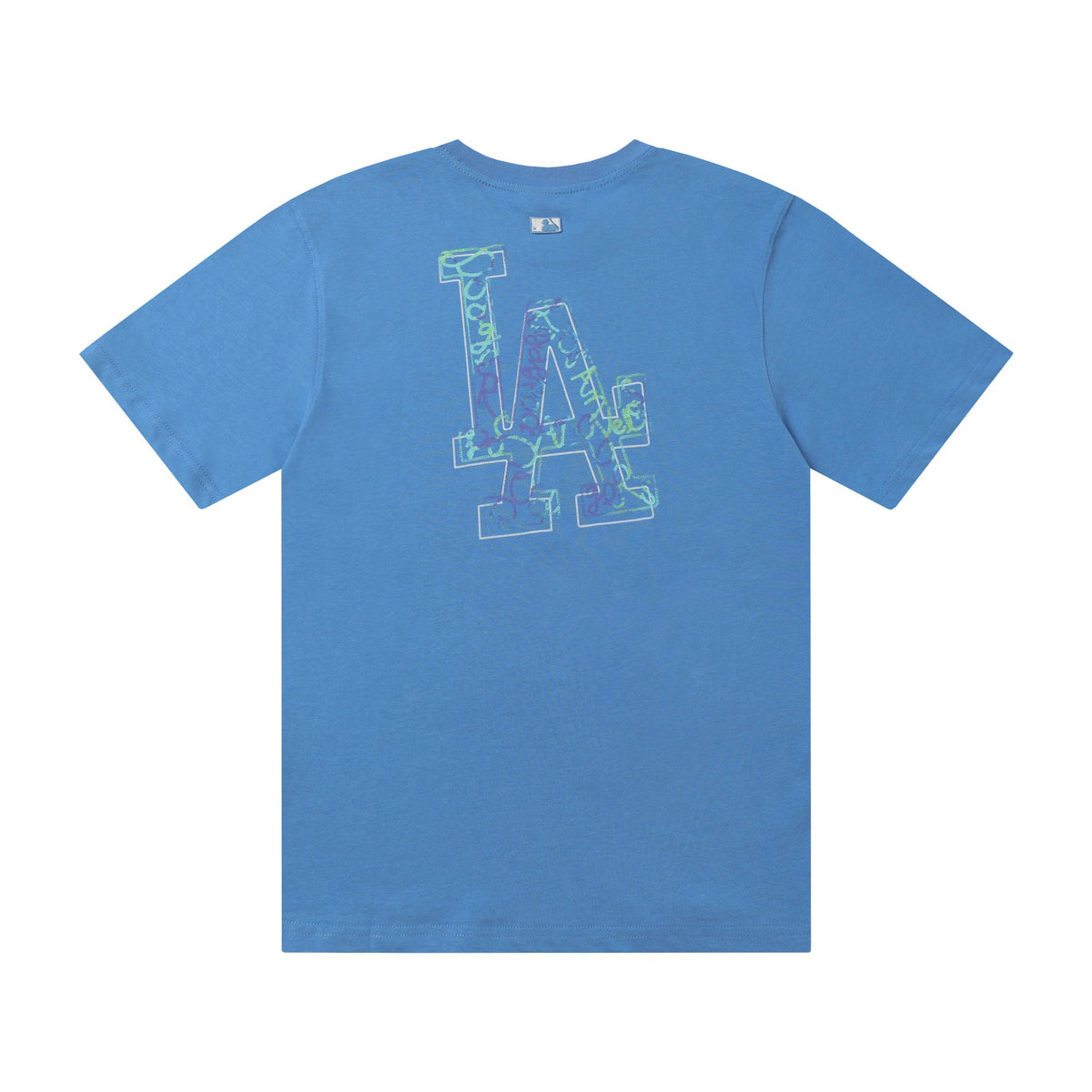 MLB Korea Graffiti Art Team Logo Crew Neck Short‑Sleeve T‑Shirt`