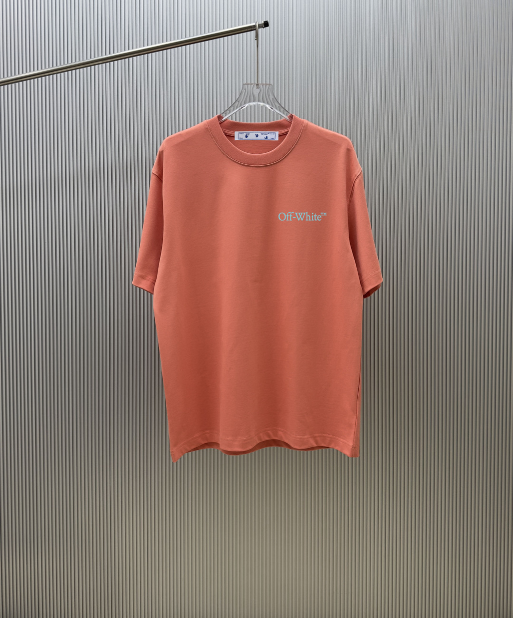 Off-White Diagonal Arrow Embroidered Heavyweight Crewneck T-Shirt