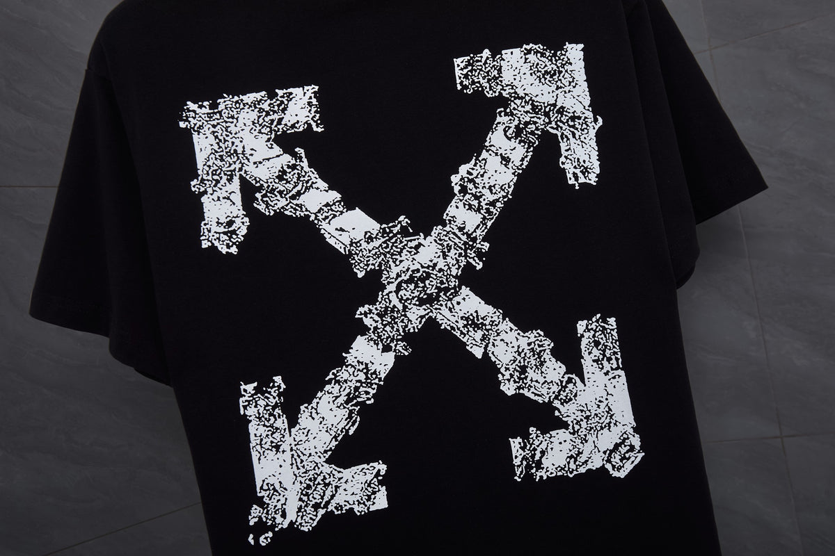 OFF-WHITE™ Graffiti Logo Print Short-Sleeve T-Shirt