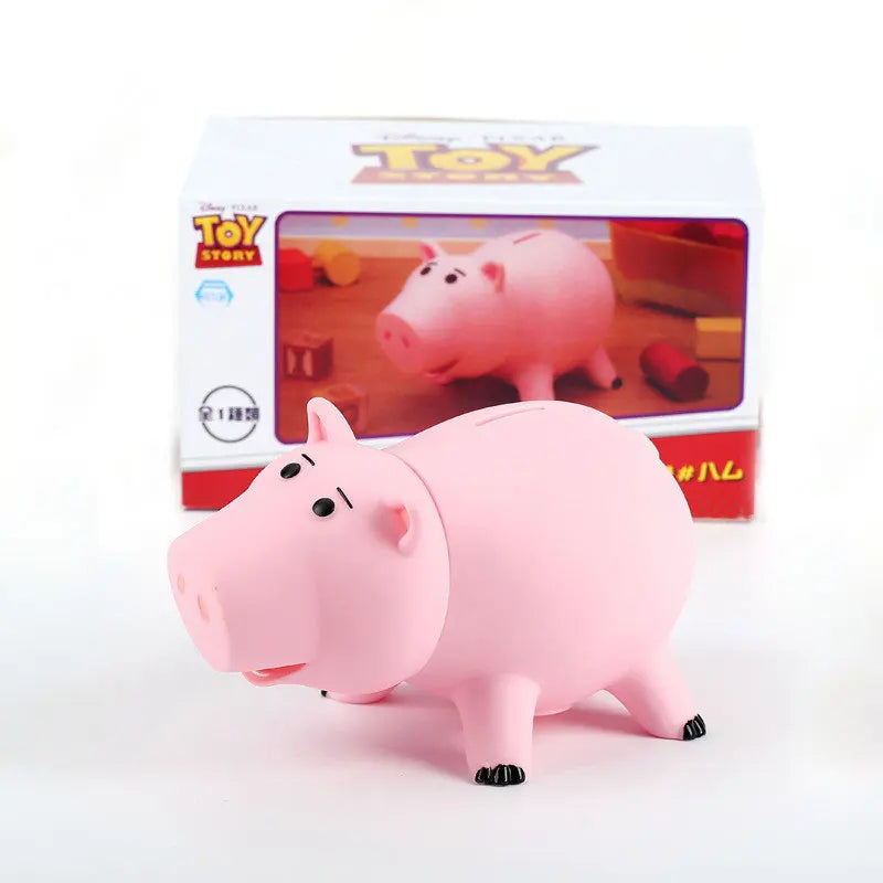 Disney Toy Story 4 Hamm the Piggy Bank Q Version 21cm PVC Pig Action Figures Mini Dolls Kids Toys Model for Children Gift