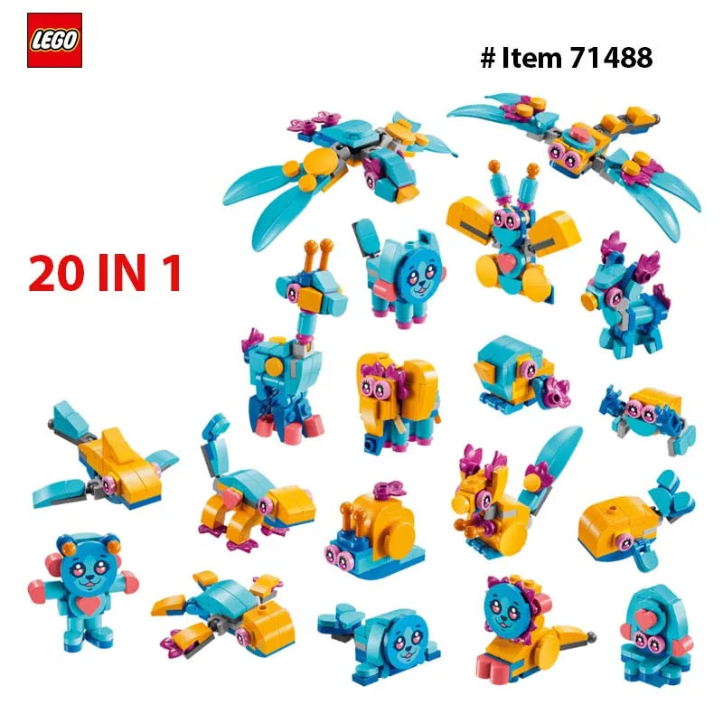 LEGO 71488  DREAMZzz Bunchu's Creative Animal Adventures -20 Building Options - Building Set with Izzie Minifigure 143PCS