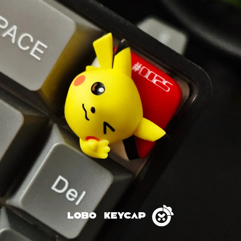 Cartoon Cute Squirtle Psyduck Keycap Personality Anime Peripheral Mechanical Keyboard Decoration Esc Single Keycap Birthday Gift