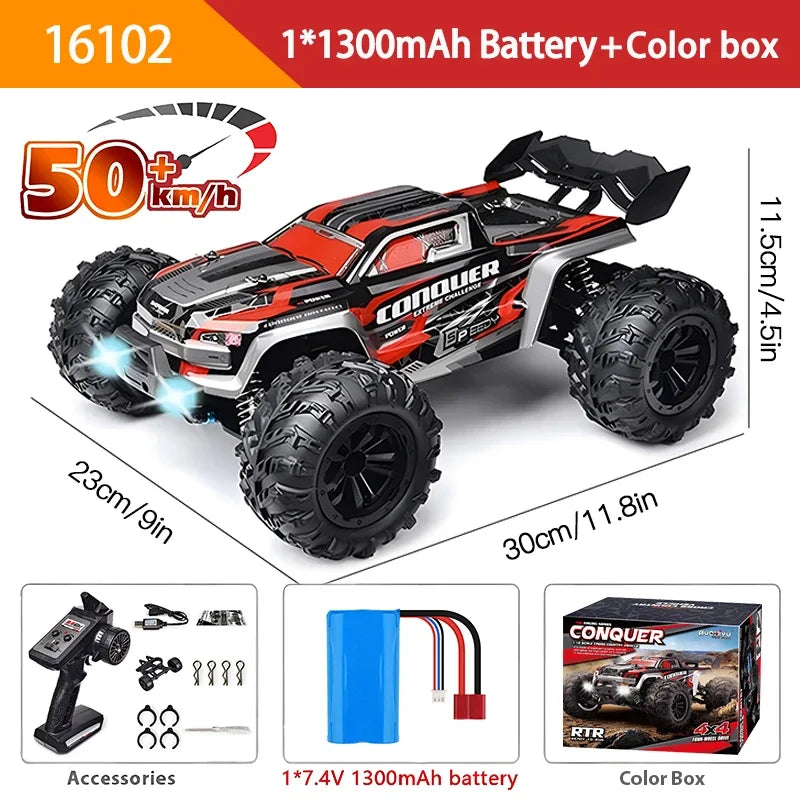 1:16 RC High Speed Car Off-Road 4WD Monster Truck Climbing Vehicle Boys Toy Remote Control Car