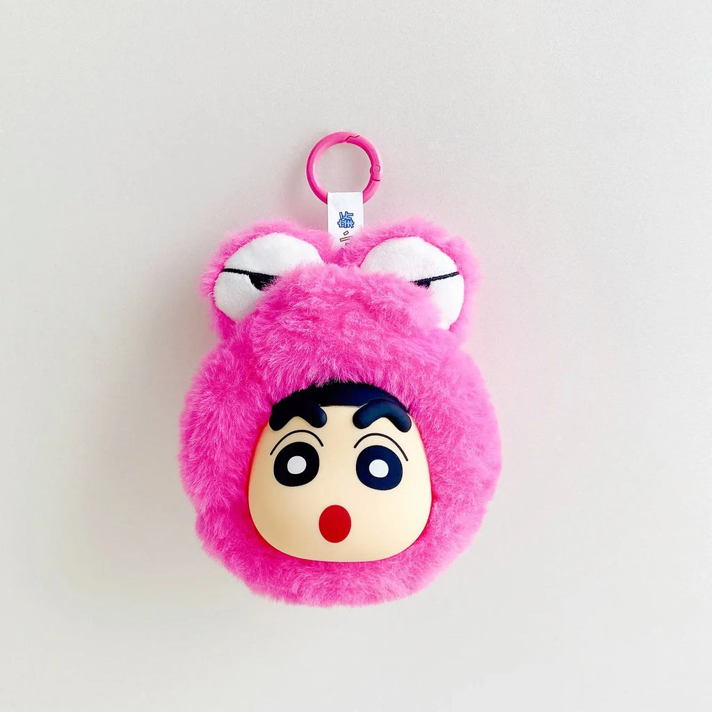 New Crayon Shin-Chan Plush Toy Keychain Couple Car Cartoon Anime Keychain Pendant Girl Cute Doll Backpack Pendant Christmas Gift