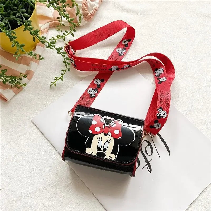 Cartoon Women's Bag Mickey Mouse Pictures Shoulder Bags Cute Girl Messenger Bag Coin Purse Fashion Anime Women Bags Gifts
