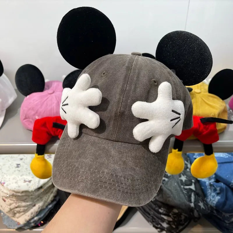 Girls Cute Cartoon Mouse Ears Baseball Cap Anime Duckbill Style Y2K Outdoor Fashion Sunscreen Sunshade Trendy Cap for Women