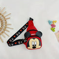 Women's Large-Capacity Single-Shoulder Bag with Cute Disney Mickey Mouse Cartoon Letters, Shoulder School Bag for Study