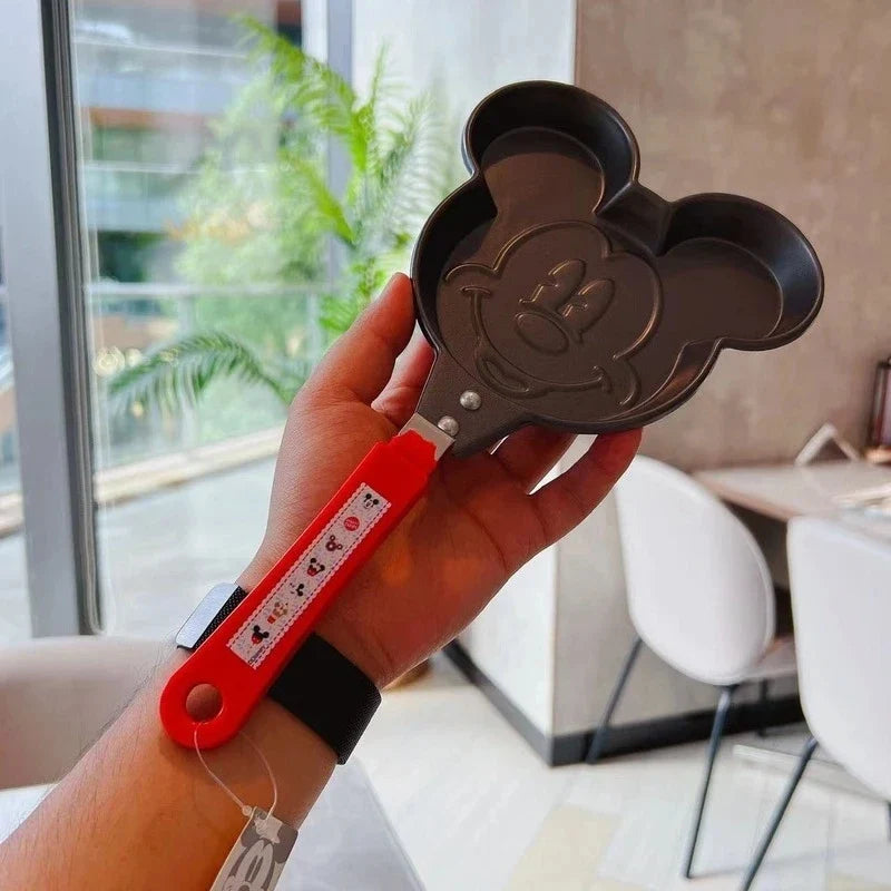 Anime Stitch Kids Breakfast Frying Pot Mickey Mouse Figure Kitchen Tools Egg Omelette Mold Non-Stick Frying Pan Baby Toy