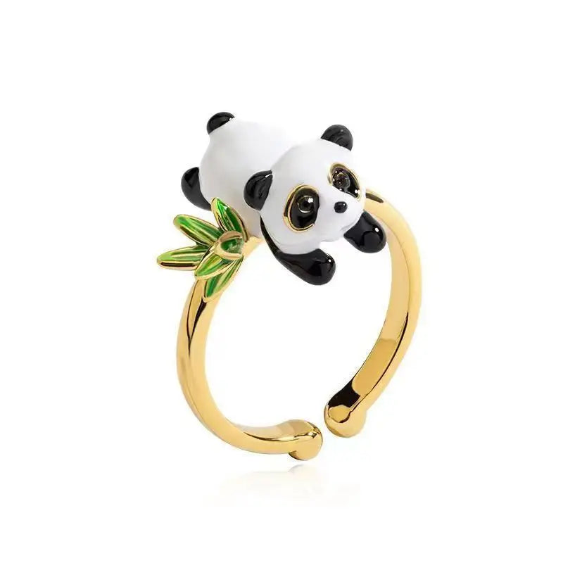 Pokemon Dratini Couple Ring S925 Silver Anime Peripheral Opening Adjustable  Cartoon Accessories Fashion Gift