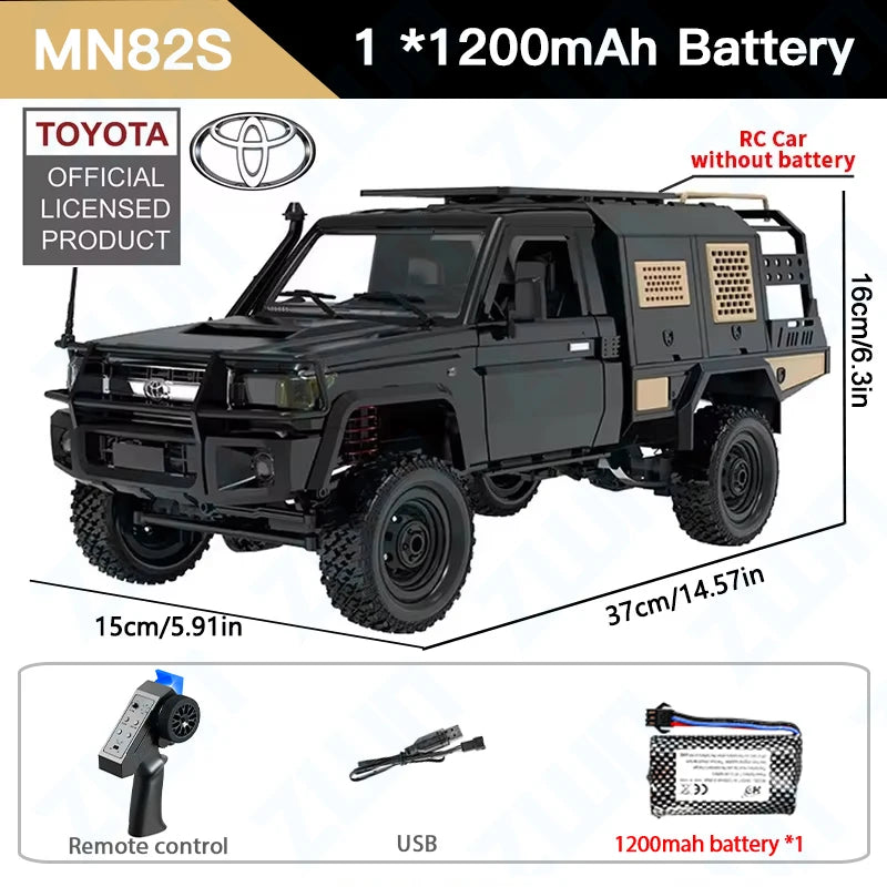 ZWN MN82 MN82S LC79 1/12 Full Scale RC Pickup Short Truck 4WD Remote Control Climbing Off-road Car Toys for Kids Christmas Gifts